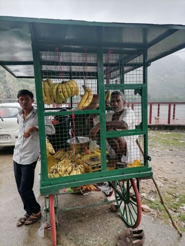 Banana Seller at Bisalpur Dam in Cage Because of Monkeys July 2025